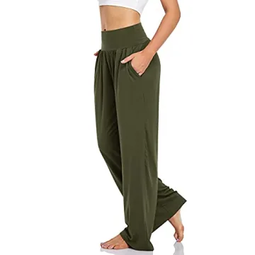Comfy Women's High Waisted Yoga Pants with Pockets
