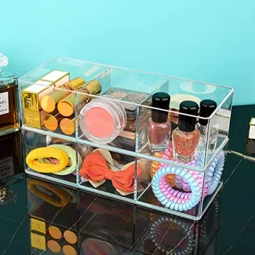 JessLab Acrylic Organizer for Makeup and More Storage Solutions
