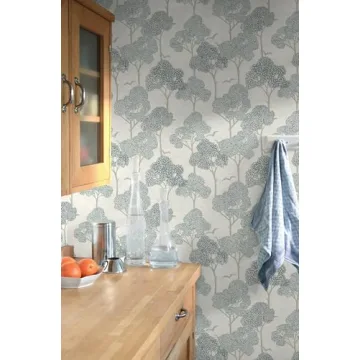 NuWallpaper Millie Blue Peel and Stick Wallpaper - Elegant & Easy