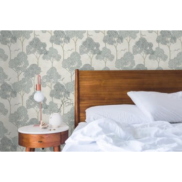 NuWallpaper Millie Blue Peel and Stick Wallpaper - Elegant & Easy