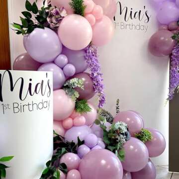 MOMOSHERO Butterfly Balloon Arch Kit for Celebrations