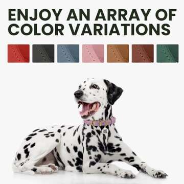 BRONZEDOG Rolled Leather Dog Collar with QR ID Tag Adjustable Soft Round Collars for Small Medium Large Dogs Puppy Cat (14" - 16" Neck Size, Light Brown)