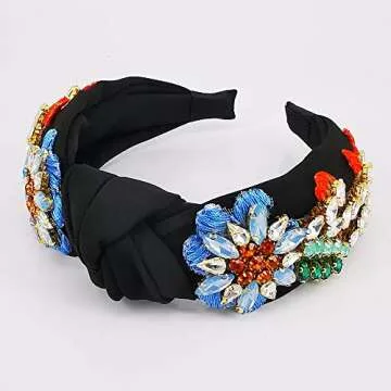 QTMY Rhinestone Crystal Headbands - Fashionable Hair Accessories