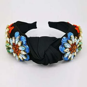 QTMY Rhinestone Crystal Headbands - Fashionable Hair Accessories