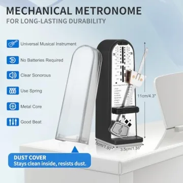 RIVVTA Mechanical Metronome for Accurate Rhythm Control