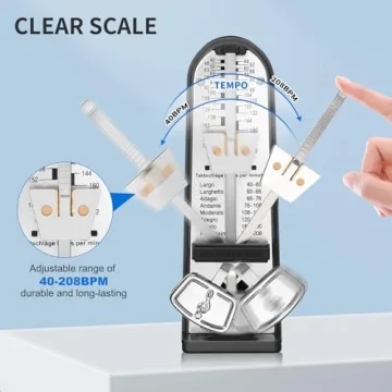 RIVVTA Mechanical Metronome for Accurate Rhythm Control
