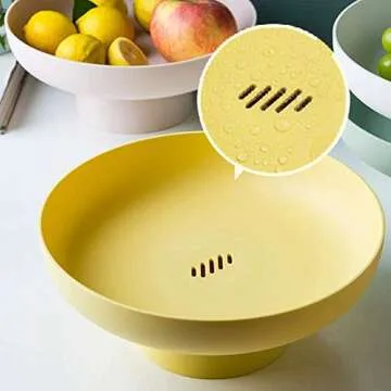Stylish Round Fruit Basket for Kitchen and Decor
