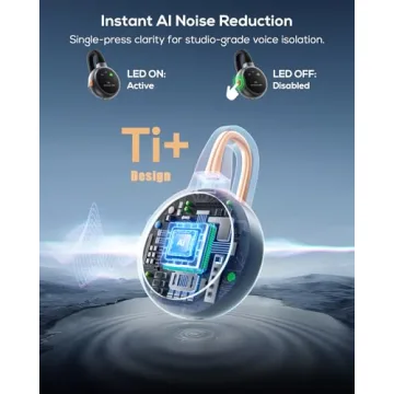 Compact Wireless Lavalier Microphone with Noise Cancelling