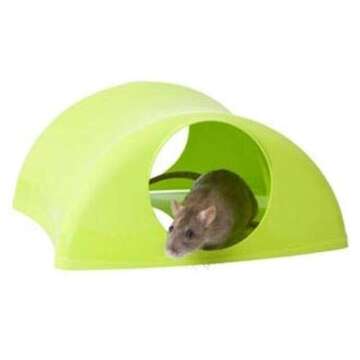 Lixit Critter Hollow Igloo Hidaway Home for Guinea Pigs, Chinchillas, Rats and Other Small Animals. (Assorted)