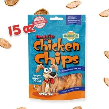 Chip's Naturals Doggie Chicken Chips 15 oz All Natural Treats