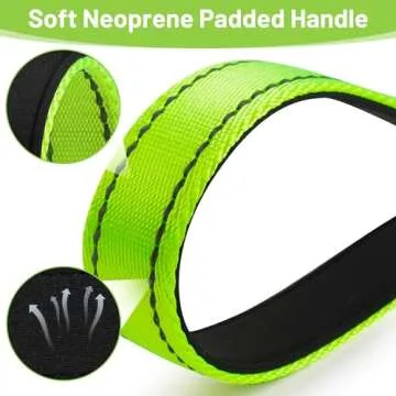 ZALER Short Dog Leash - 1 ft Heavy Duty Reflective Lead