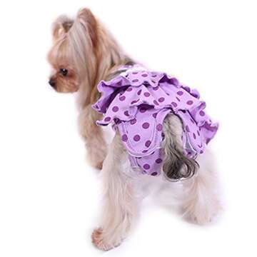 Alfie Pet Frona Diaper Dog Pantie Set - Size Small