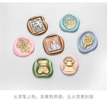 JUPPE Beautiful Cherry Blossoms Wax Seal Stamp, Cherry Blossoms Flower Sealing Wax Stamp, Plant Cherry Blossoms Wax Stamp Wedding Invitation Birthday Party Sealing Stamp