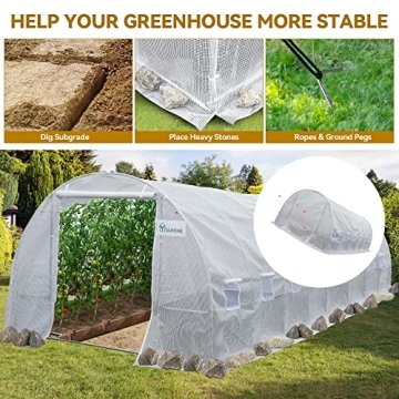 YITAHOME Heavy Duty Portable Greenhouse for Gardening