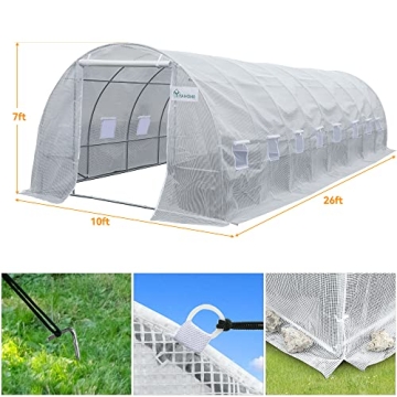 YITAHOME Heavy Duty Portable Greenhouse for Gardening