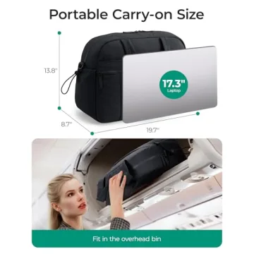 BAGSMART Gym Bag for Women, Duffle Bag for Travel with Wet Pocket, Lightweight Carry on Weekender Du...