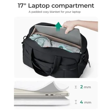 Stylish BAGSMART Gym Bag for Women with Wet Pocket