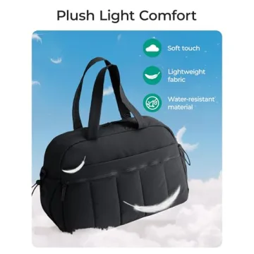 Stylish BAGSMART Gym Bag for Women with Wet Pocket