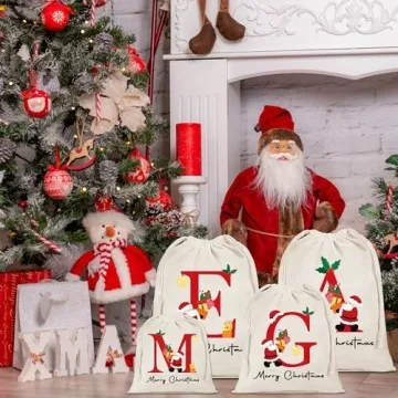 Parima Personalized Large Christmas Gift Bags for Holidays