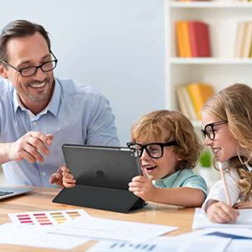 ProCase for iPad 9th Generation 2021/ iPad 8th Generation 2020/ iPad 7th Generation 2019 Case, iPad 10.2 Case iPad Cover 9th Generation -Black