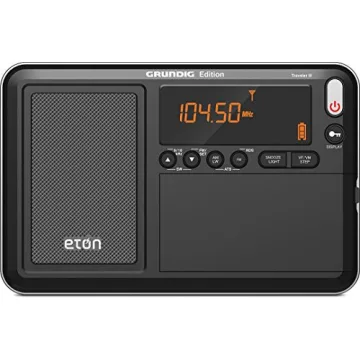 Compact Eton Grundig Traveler Radio with Multiple Bands