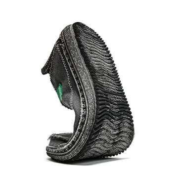 SONLLEIVOO Men's Casual Slip on Deck Shoes Grey