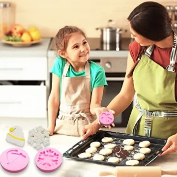 Creative Christmas Gingerbread Silicone Molds for Baking