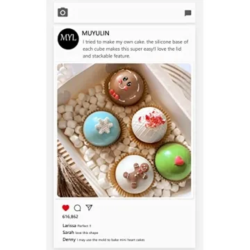 Creative Christmas Gingerbread Silicone Molds for Baking