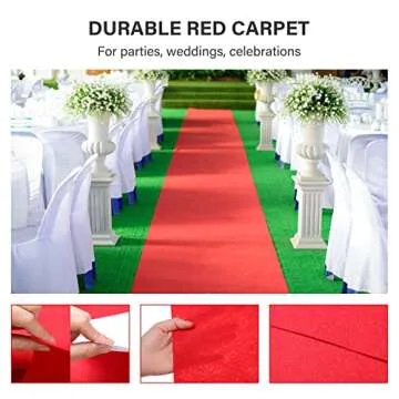 Tatuo Photo Backdrop & Red Carpet Runner for Parties