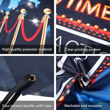 Tatuo Photo Backdrop & Red Carpet Runner for Parties