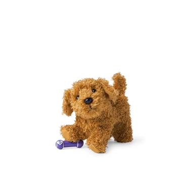 American Girl Truly Me 18-inch Doll Pet Daffodil Doodle Dog with Magnetic Mouth to Hold Her Barbell ...