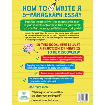 How To Write A 5-Paragraph Essay: A No-Nonsense Step-By-Step Guide To Mastering Effective Essay Writ...
