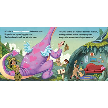 Valentine's Day Adventure Book for Kids - Loveosaurus