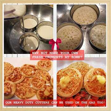 K&S 11 Round Cookie Biscuit Cutter Set for All Bakers