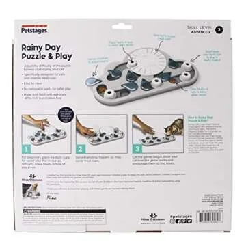 Interactive Cat Treat Puzzle for Healthy Eating