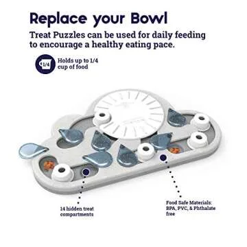 Interactive Cat Treat Puzzle for Healthy Eating