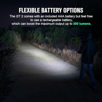 OLIGHT I3T 2 EOS Compact 200 Lumens Waterproof Flashlight