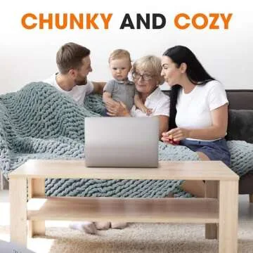 Cheer Collection Chunky Knit Blanket for All Seasons