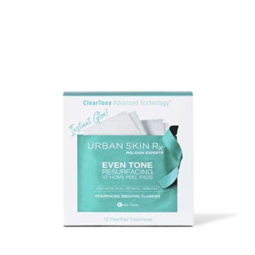 Urban Skin Rx®, Even Tone Resurfacing At-Home Peel Pads, Pre-Soaked Treatment Pads Resurface, Smoot...