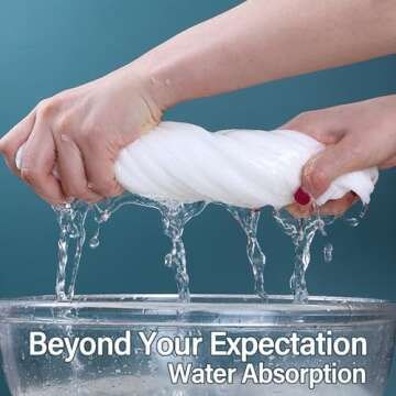 Large Compressed Bath Towels - Portable and Eco-Friendly 5 PCS