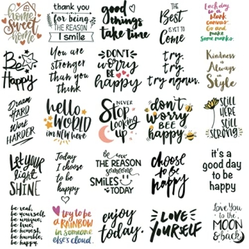 Inspirational Stickers for Water Bottles & Journals