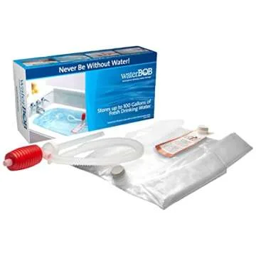 WaterBOB Bathtub Storage Emergency Drinking Water Container, Comes with Hand Pump, Disaster and Hurr...
