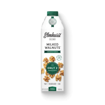 Elmhurst 1925 Milked Walnuts Unsweetened Walnut Milk, Dairy Free, Vegan, 32 Ounce (Pack of 6)