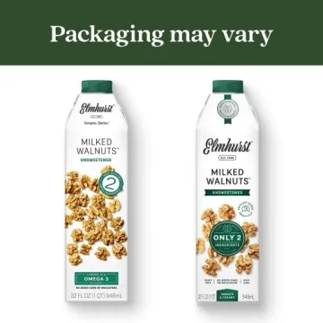 Elmhurst 1925 Unsweetened Walnut Milk Vegan Gluten Free