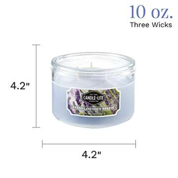 Candle-lite Aromatherapy Fresh Lavender Candle - 10 oz