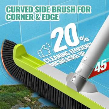 Purchase the 18" Curved End Pool Brush for Ultimate Cleaning Efficiency