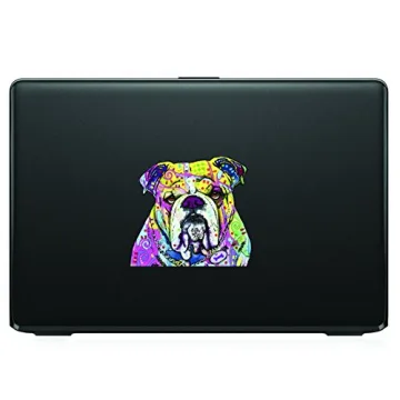 Vibrant Dean Russo Bulldog Car Stickers Set - 2 Pieces for Pet Lovers