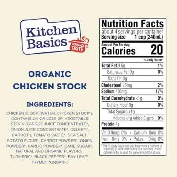 Organic Free Range Chicken Stock 32 oz Pack of 12