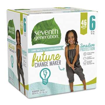 Seventh Generation Baby Diapers Size 6 - Eco-Friendly Comfort