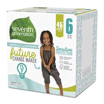Seventh Generation Baby Diapers Size 6 - Eco-Friendly Comfort